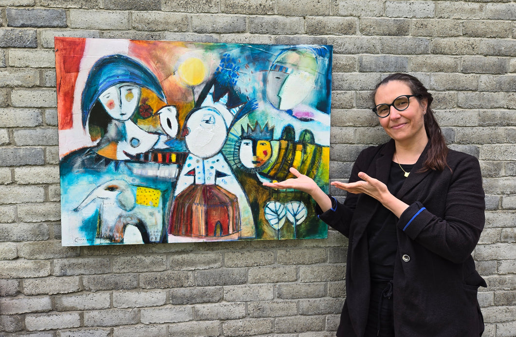 BA9115 - COURNOYER Marie-Eve - Le Cirque - 30 x 40''