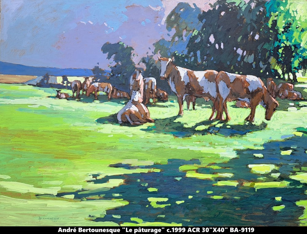 BA9119 - Le pâturage - ANDRÉ BERTOUNESQUE - 30