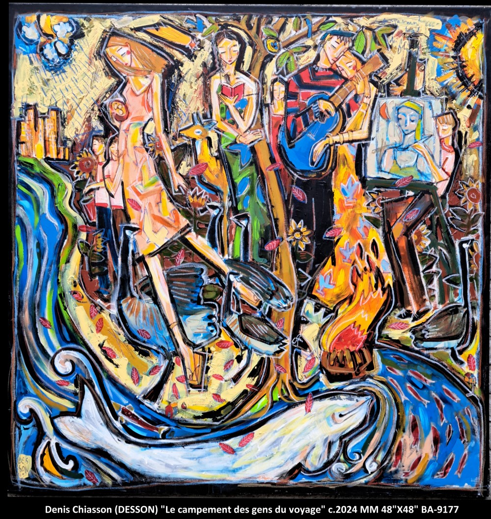 Ba9177 - Le campement des gens du voyage - DESSON - 48