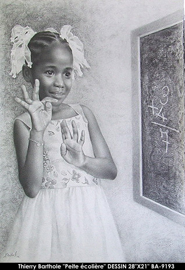 BA9193 - Petite écolière - THIERRY BARTHOLE - 28