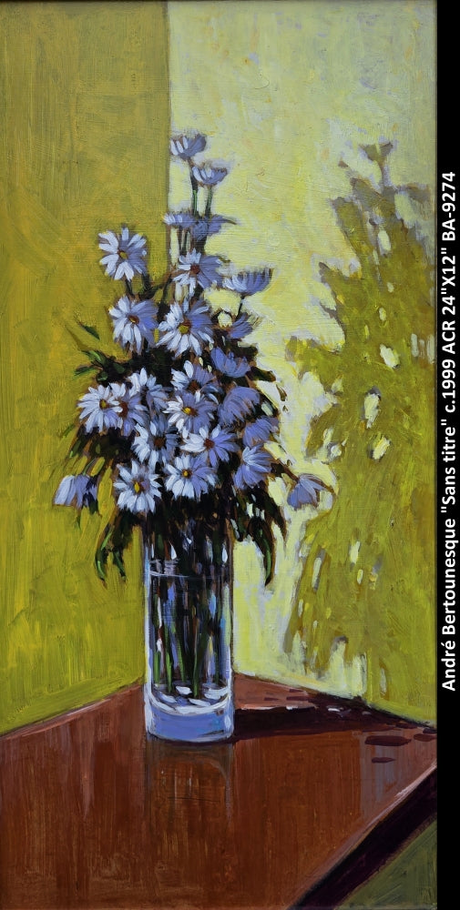BA9274 - Sans titre (Nature morte fleur) - ANDRÉ BERTOUNESQUE - 24