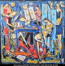 Charger l&#39;image dans la galerie, BA9358 - DESSON, Denis Chiasson  -Penombre bleu - 40 x 40
