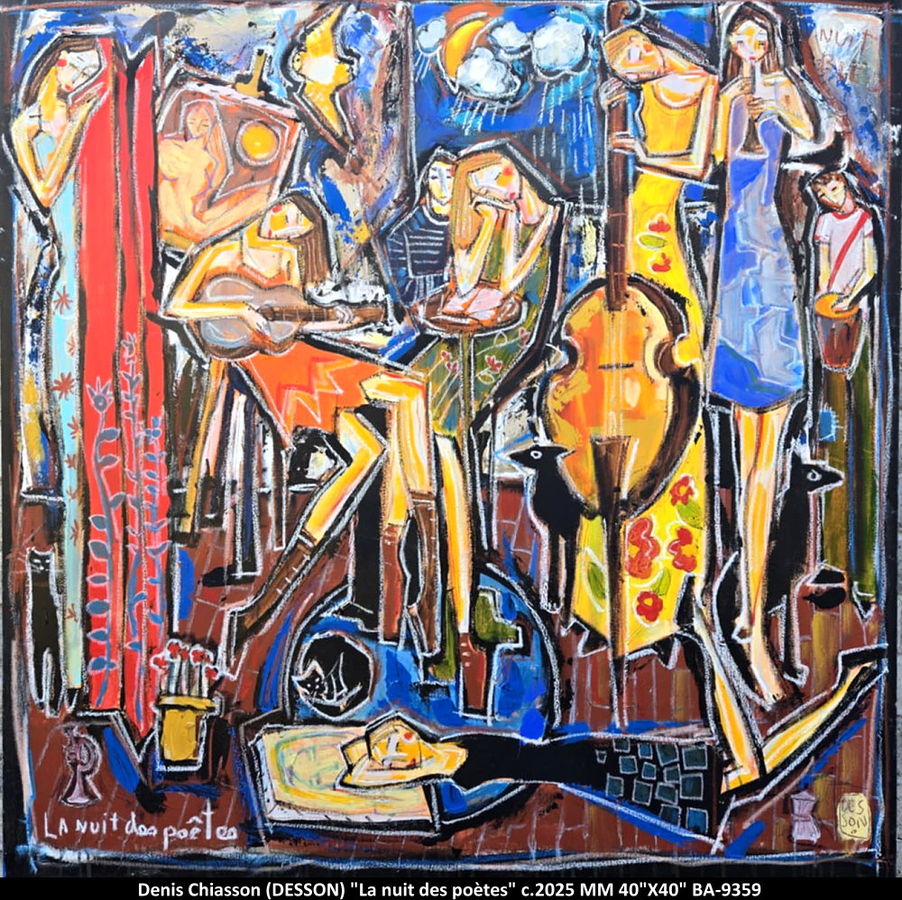 BA9359 - La nuit des poètes- DENIS CHIASSON (DESSON) - 40