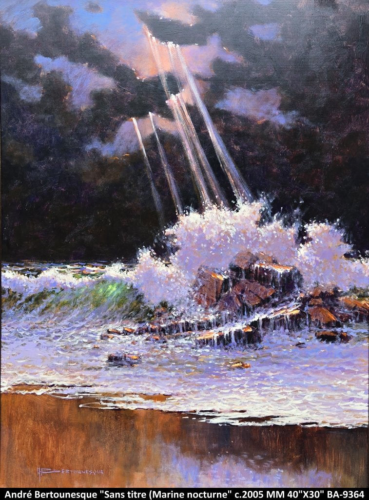 BA9364 - Marine nocturne - ANDRÉ BERTOUNESQUE - 40