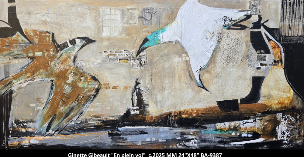 BA9387 - En plein vol - GINETTE GIBEAULT - 24