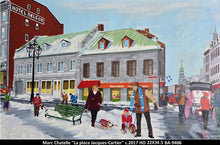 Charger l&#39;image dans la galerie, BA9406 - Place Jacques-Cartier - MARC CHATELLE - 22&quot;X34.5&quot;
