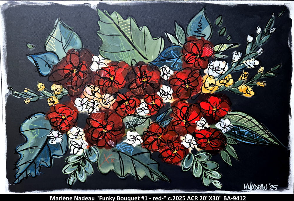 BA-9412 - Funky Bouquet #1 - MARLÈNE NADEAU - 20