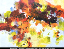 Charger l&#39;image dans la galerie, BA9438 - L&#39;automne..... completement Jazz.... - NICOLE GRISÉ - 30&quot;X40&quot;
