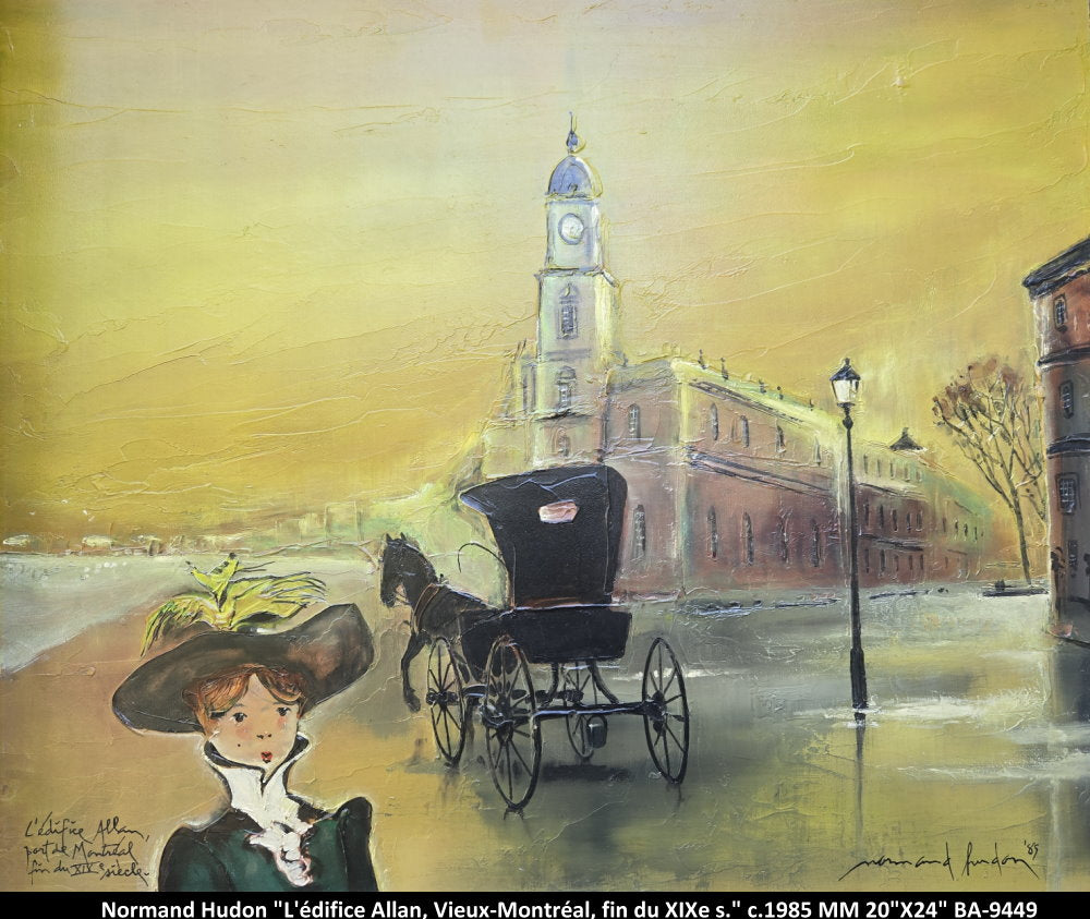BA9449 - L'édifice Allan, vieux Montréal fin du XIXe siècle - NORMAND HUDON - 20