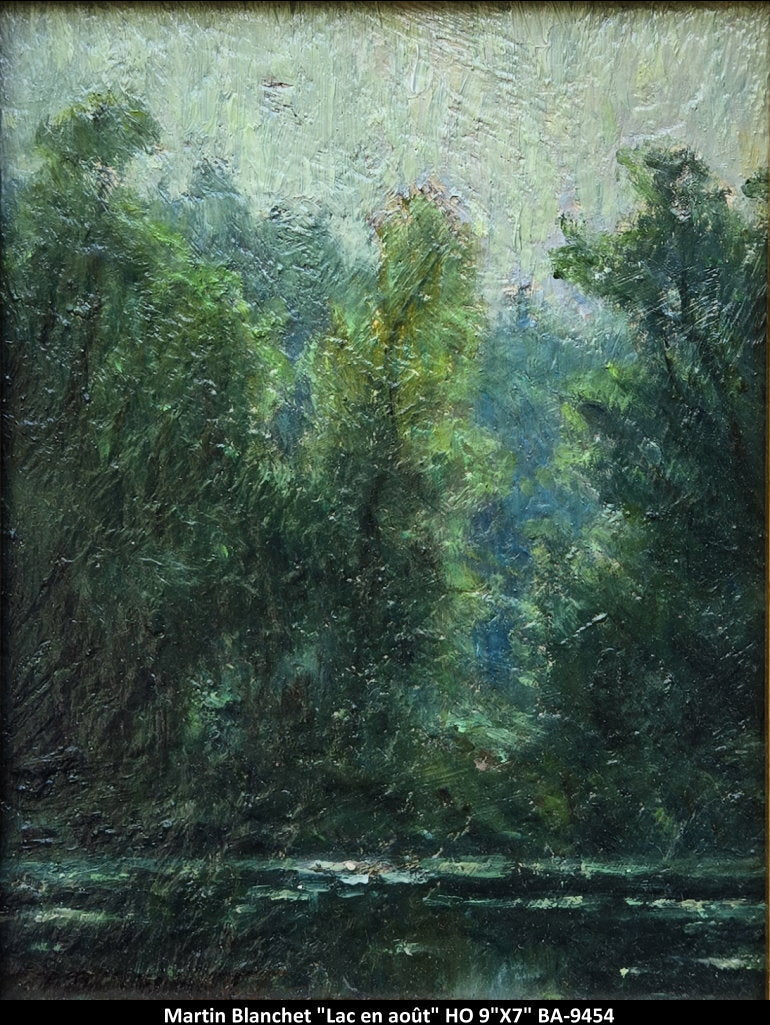 BA9454 - Lac en août - MARTIN BLANCHET - 09
