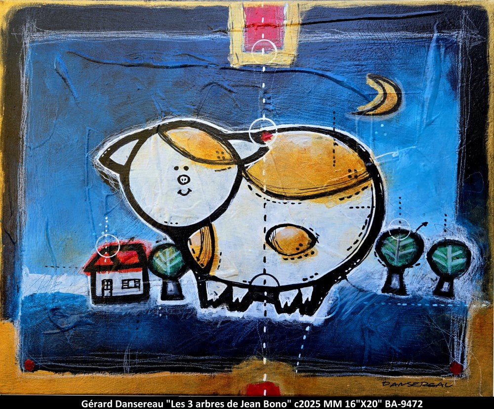 BA9472 - Les 3 arbres de Jean Bono - GÉRARD DANSEREAU - 16