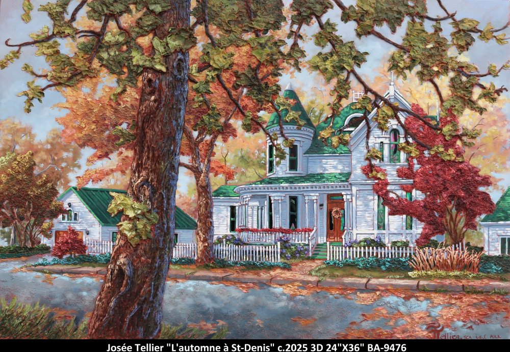 BA9476 - L'automne à St-Denis - JOSÉE TELLIER - 24