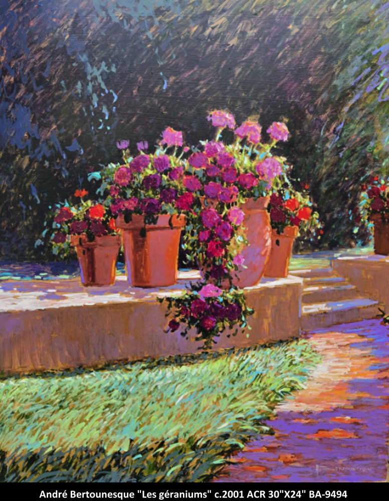 BA9494 - Les géraniums - ANDRÉ BERTOUNESQUE - 30