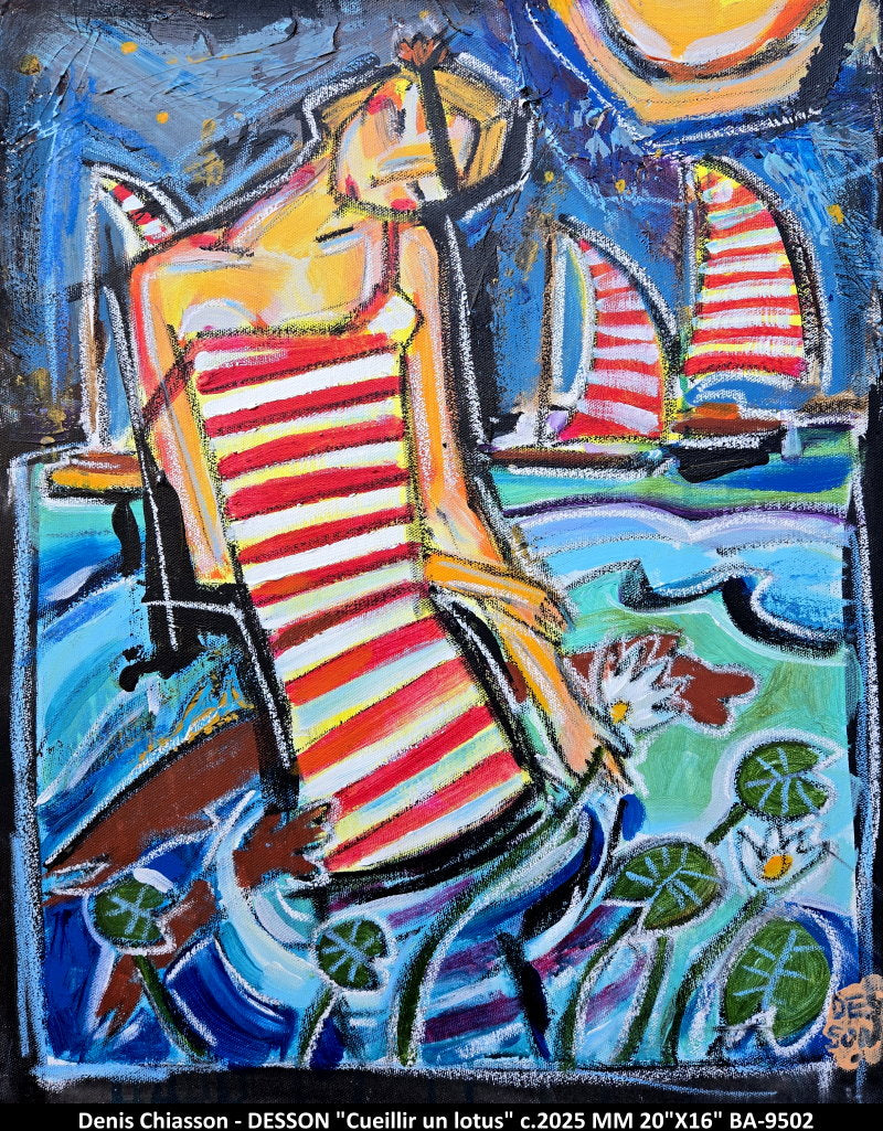 BA9502 - Cueillir un lotus - DESSON - 20