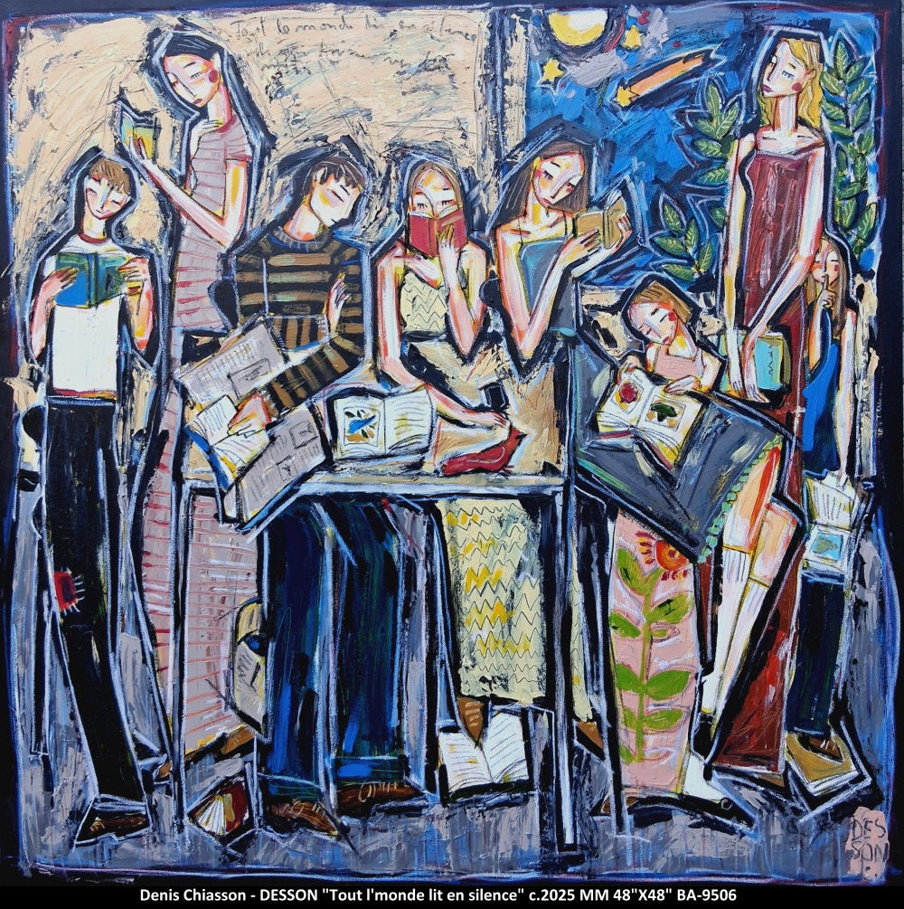 BA9506 - Tout le monde lit en silence - DESSON - 48