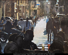 Charger l'image dans la galerie, BA9667 - Apéro à Rome - JEAN-LOUIS COURTEAU - 36"X48" (ENCADRÉE TELLE QUE VUE)
