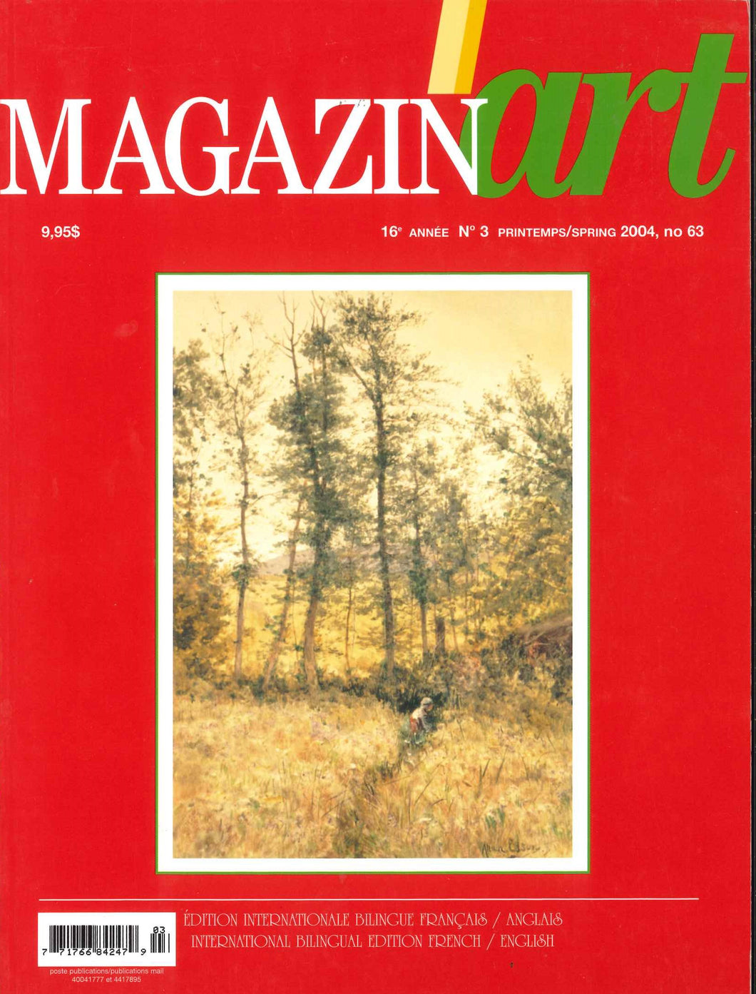 Magazin'Art 2004 Printemps / Spring 16e année No3