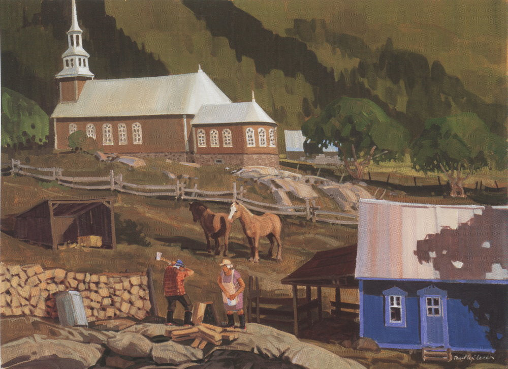 TL-101, LECOR Paul Tex - Petite Rivière Saint-François - Photolithographie, image 24 x 30 éditon 480