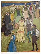 Charger l&#39;image dans la galerie, AV-110 - VÉZINA, ANDRÉE - Épopée en Amérique, Les Filles du Roy - Sérigraphie format 15 x 20
