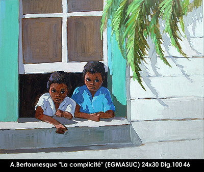 10046 - LA complicité - ANDRÉ BERTOUNESQUE - 24x30