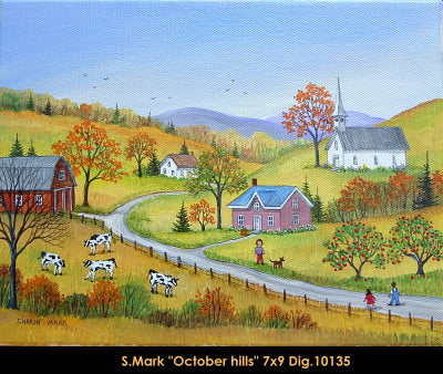 10135 - Sharon Mark - October Hills - 7x9