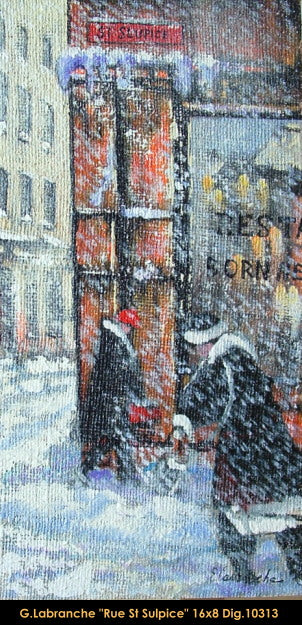 10313 - Gilles Labranche - Rue St-Sulpice - 16x8