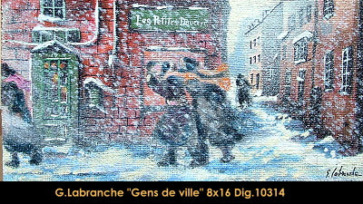 10314 - Gilles Labranche - Gens de ville II - 8x16
