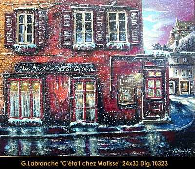 10323 - Gilles Labranche - C'était chez Matisse - 24x30