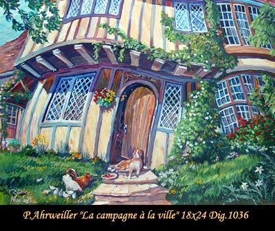1036 - La campagne à la ville  - PATRICE AHRWEILLER - 18x24