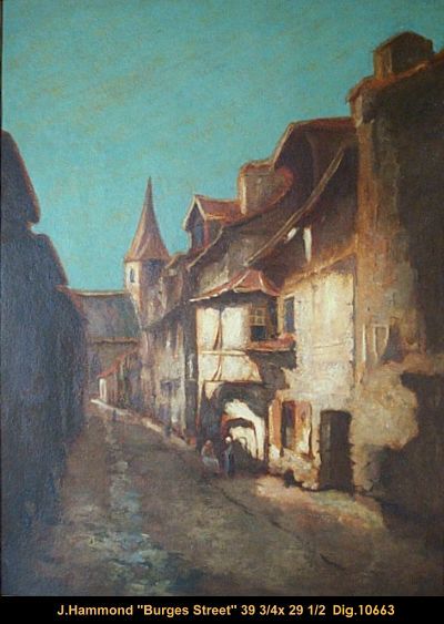 10663 - Burges street, Rouen France - JOHN HAMMOND - 40X30