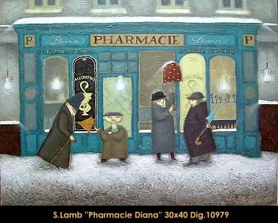 10979 - Steven Lamb - Pharmacie Diana - 30x40