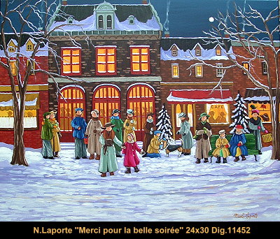 11452 - Merci pour la belle soirée - 24x30
