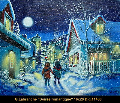 11466 - Soirée romantique - GILLES LABRANCHE - 16x20