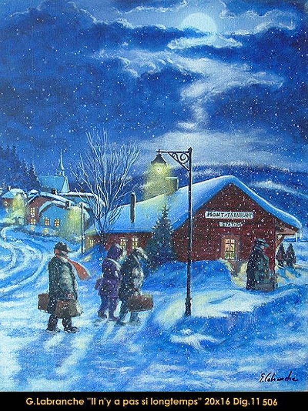 11506 - Gilles Labranche - Il n'y a pas si longtemps - 20x16
