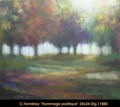 11885 - Claude Tremblay - Hommages poétiques - 20x24