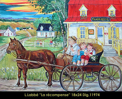11974 - Lise Labbe - La récompense - 18x24