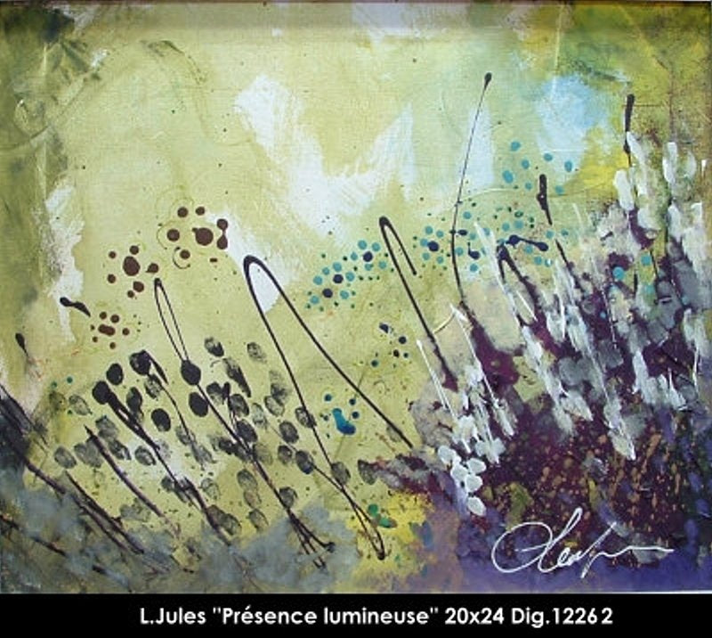 12262 - Présence lumineuse  - LÉONEL JULES - 24x20