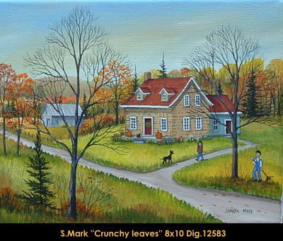 12583 - Sharon Mark - Crunchy Leaves - 8x10