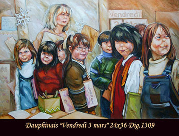 1309 - Vendredi 3 mars - DANIELLE DAUPHINAIS - 24x36