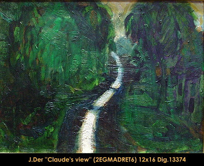 13374 - Claude's View - JOHN DER - 12x16