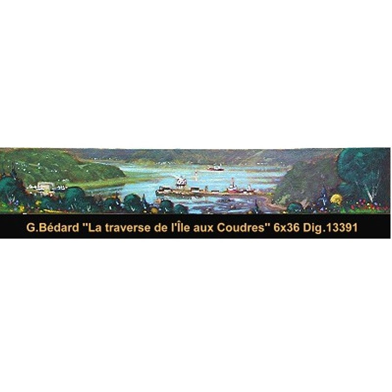 13391 - Gilles Bedard - 06 x 36 La traverse de l'ile aux coudes