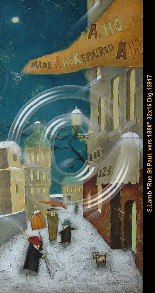 13917 - Steven Lamb - Rue St-Paul vers 1880 - 32x16