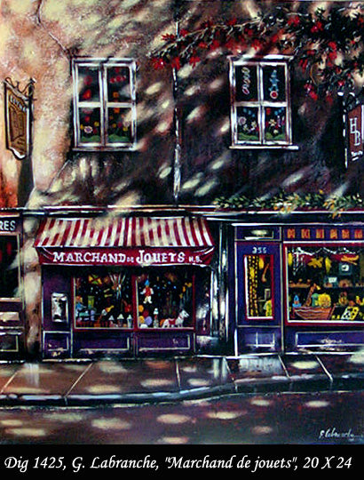 1425 - Gilles Labranche - Marchant de jouets - 20x24