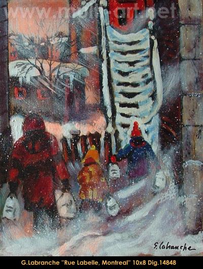 14848 - Gilles Labranche - Rue Labelle, Montreal - 10x8