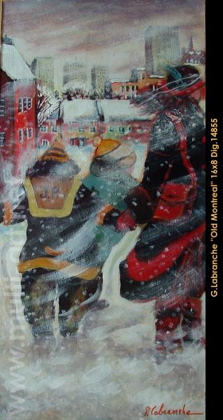 14855 - Gilles Labranche - Old MTL - 16x8