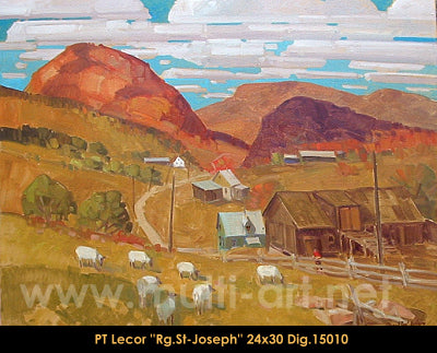 15010 - Paul 'Tex' Lecor - Rang St-Joseph - 24x30
