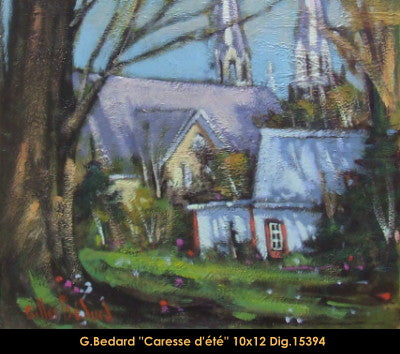 15394 - Gilles Bedard - Caresse d'été - 10x12