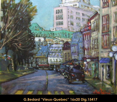 15417 - Gilles Bedard - Vieux Québec - 16x20