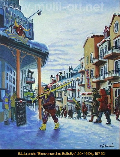 15752 - Gilles Labranche - Bienvenue chez Bullseye - 20x16