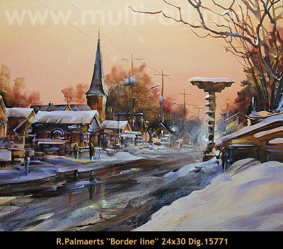 15771 - Roland Palmaerts - Border line - 24x30